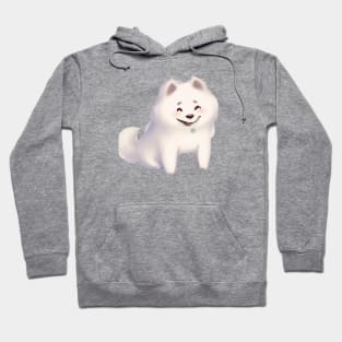 Cute Samoyed Drawing Hoodie